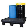 UltraTech 4-Drum Ultra-Spill Pallet® Economy Model 53" L x 53" W x 11.8" Hgt.