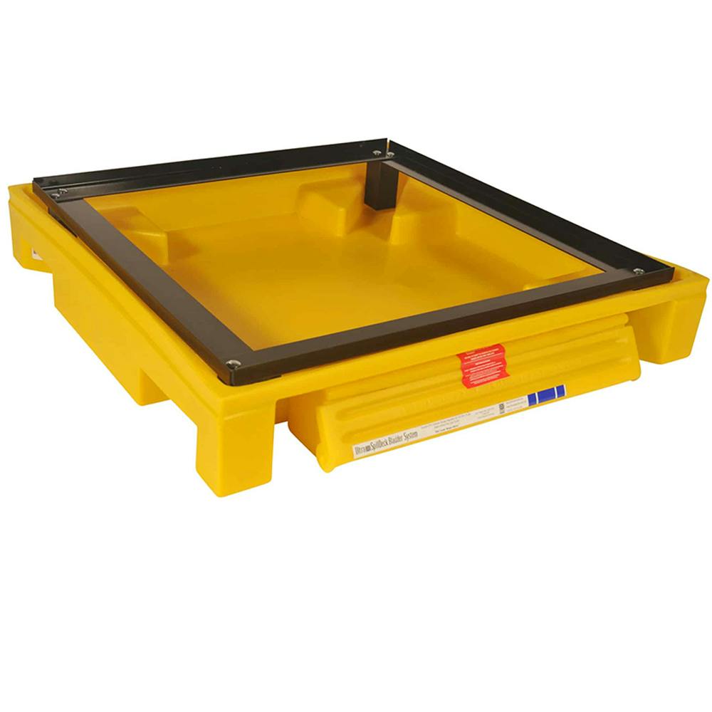 UltraTech 1-Drum Ultra-Safety Cabinet Bladder System® 37.8" L x 37.8" W x 6.3" Hgt.
