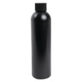 8 oz. Black HDPE Cosmo Bottle with 24/410 Black Ribbed Cap with F217 Liner