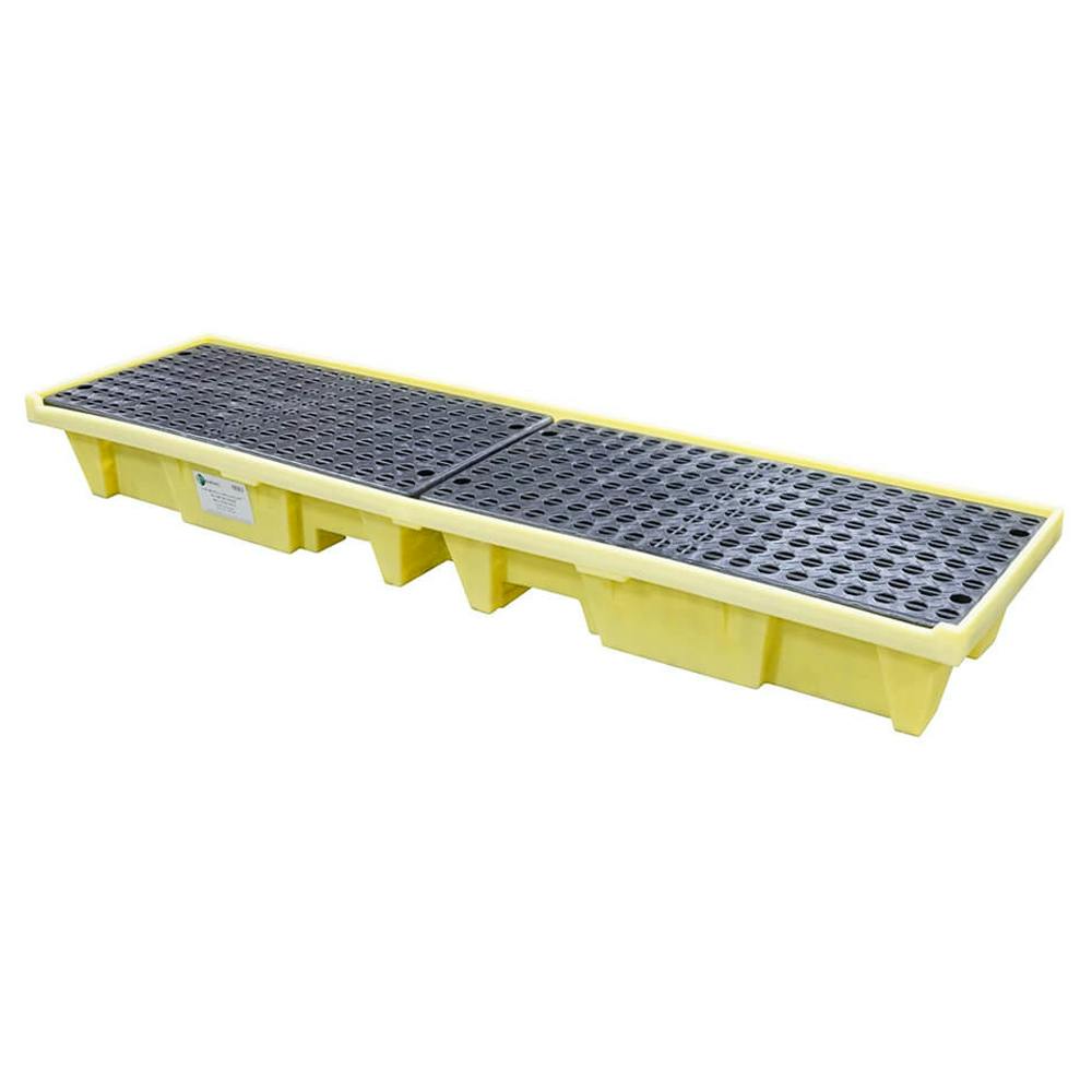Low Profile In-Line Poly Spillpallet™ 3000 without Drain 98.25" L x 25.25" W x 11.5" Hgt.