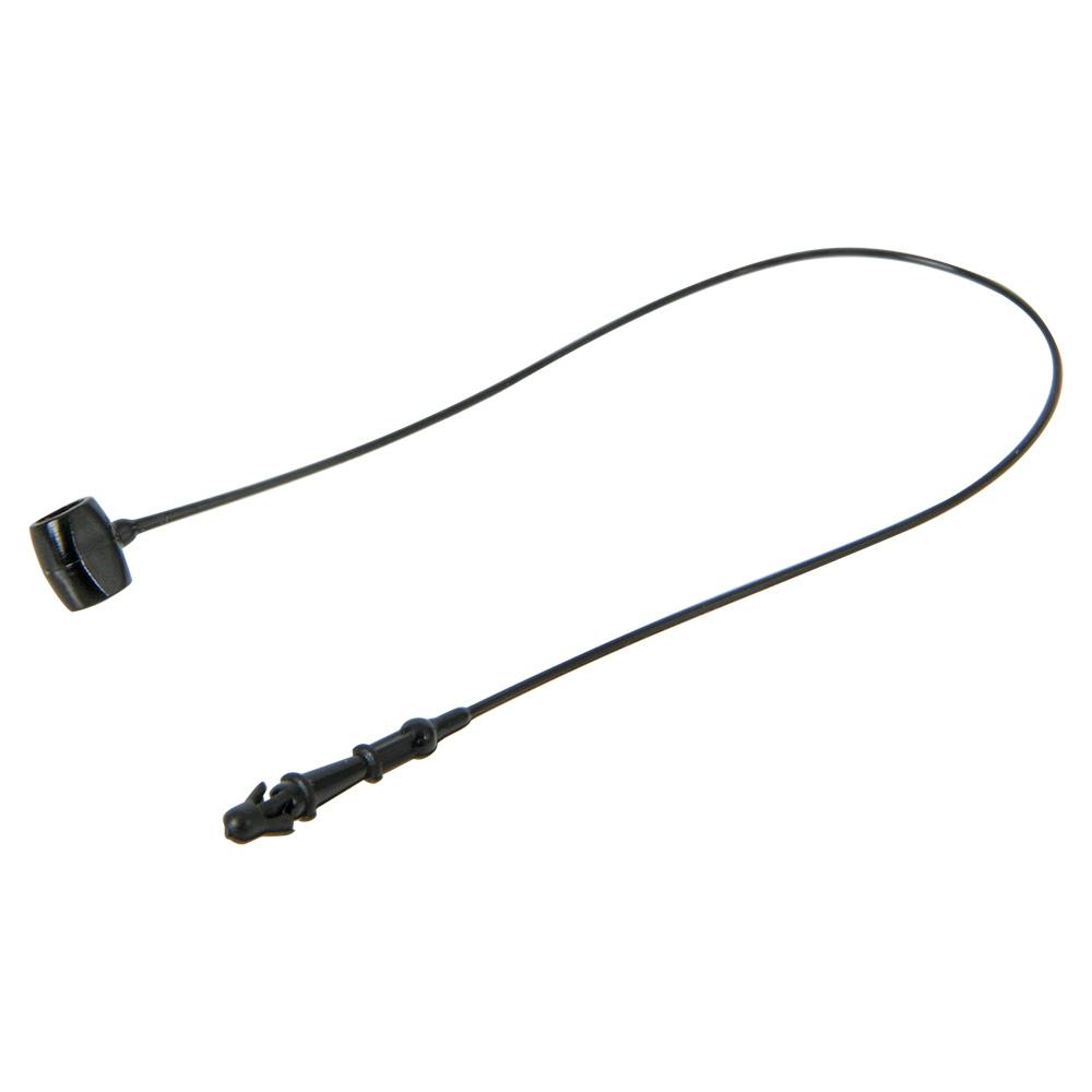 5" - 10 lbs. Black Nylon Loop Lock Ties - Package of 5000