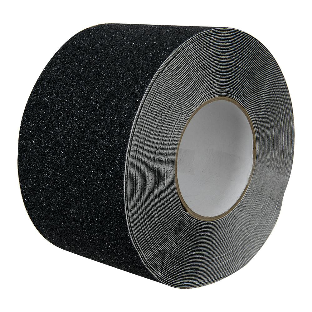 4" W x 20 yd. L x 32 mil Thick Black Non-Skid Safety Tape