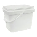 3 Gallon White EZ Stor Pail with Handle