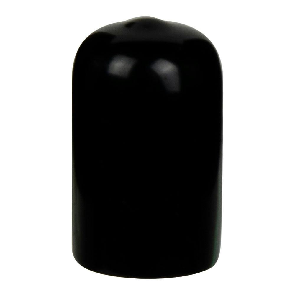 Black Vinyl Cap - 5/8" Cap ID x 1" Inside Length