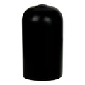Black Vinyl Cap - 3/4" Cap ID x 1/2" Inside Length