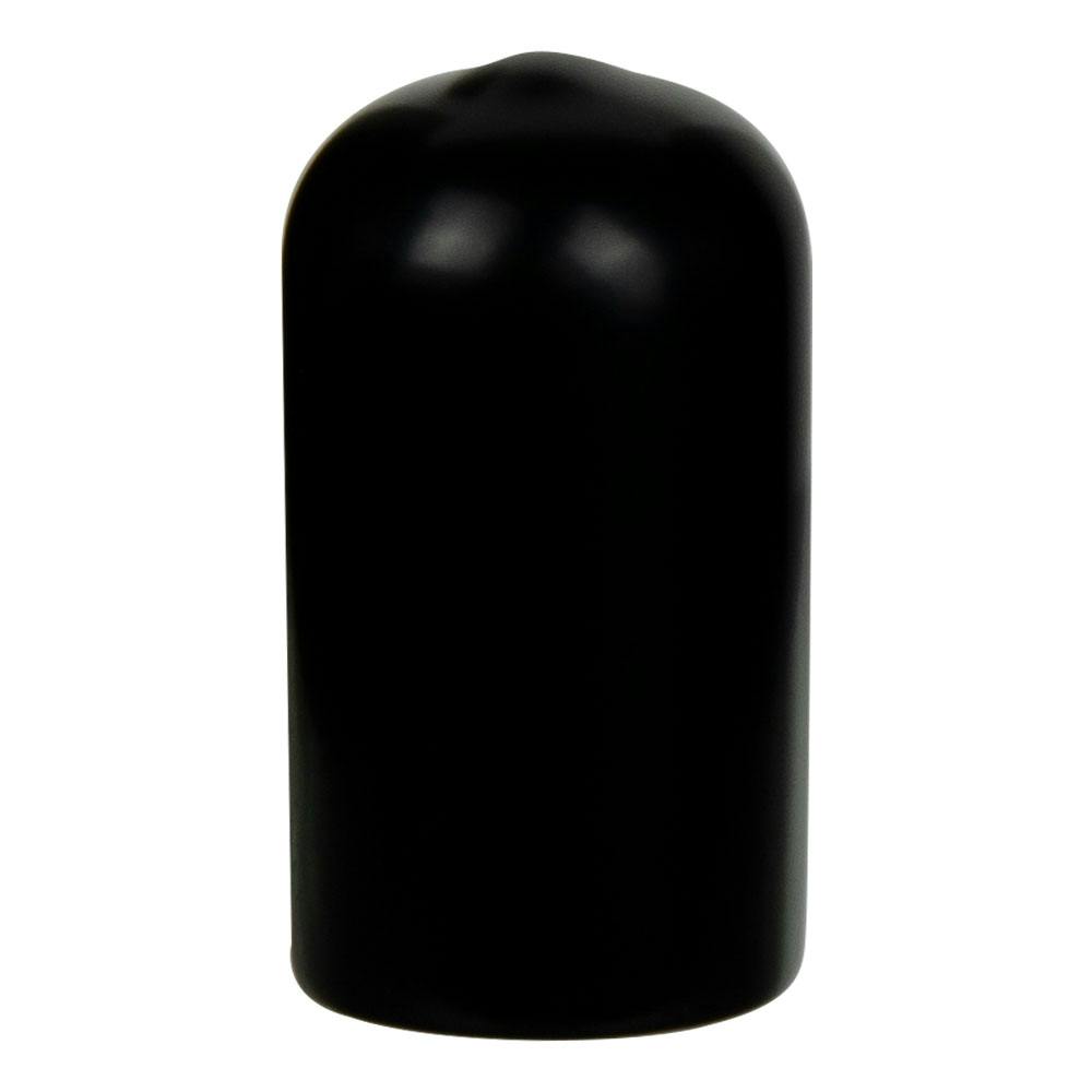 Black Vinyl Cap - 3/4" Cap ID x 1/2" Inside Length