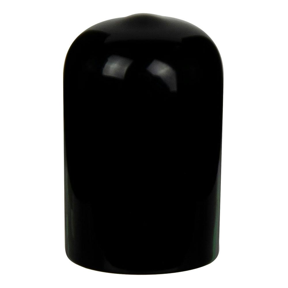 Black Vinyl Cap - 3/4" Cap ID x 1" Inside Length