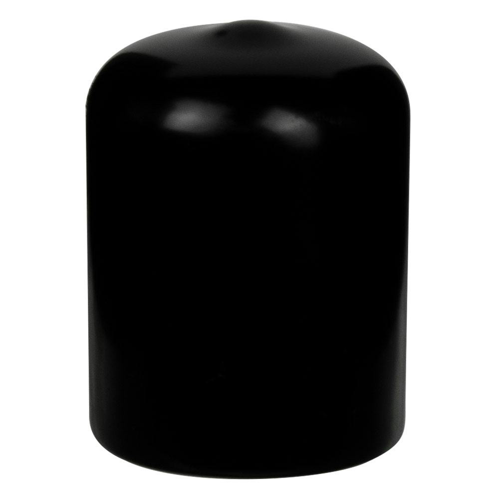Black Vinyl Cap - 7/8" Cap ID x 1" Inside Length