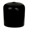 Black Vinyl Cap - 1" Cap ID x 1" Inside Length