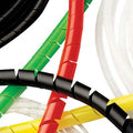 3/8" OD x 0.040" Wall Fluorescent Red Spiral Wrap with 5/16" to 3" Bundle Range