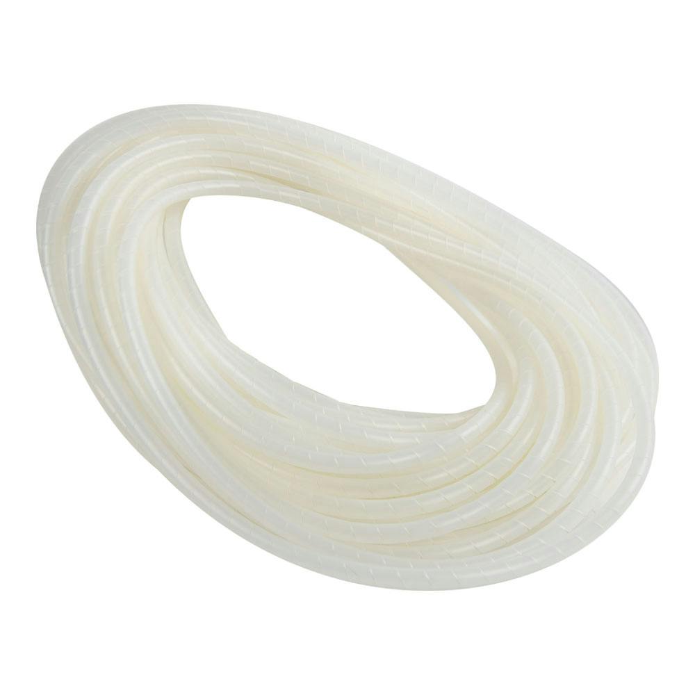 1" OD x 0.095" Wall Natural Spiral Wrap with 1" to 7" Bundle Range