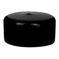 Black Vinyl Cap - 2" Cap ID x 1" Inside Length