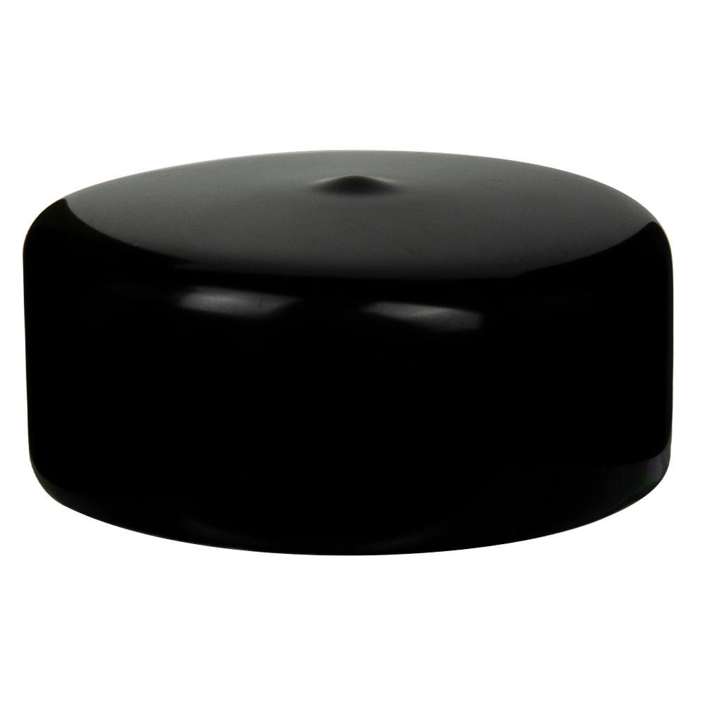 Black Vinyl Cap - 2-1/4" Cap ID x 1" Inside Length