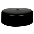 Black Vinyl Cap - 2-1/2" Cap ID x 1" Inside Length