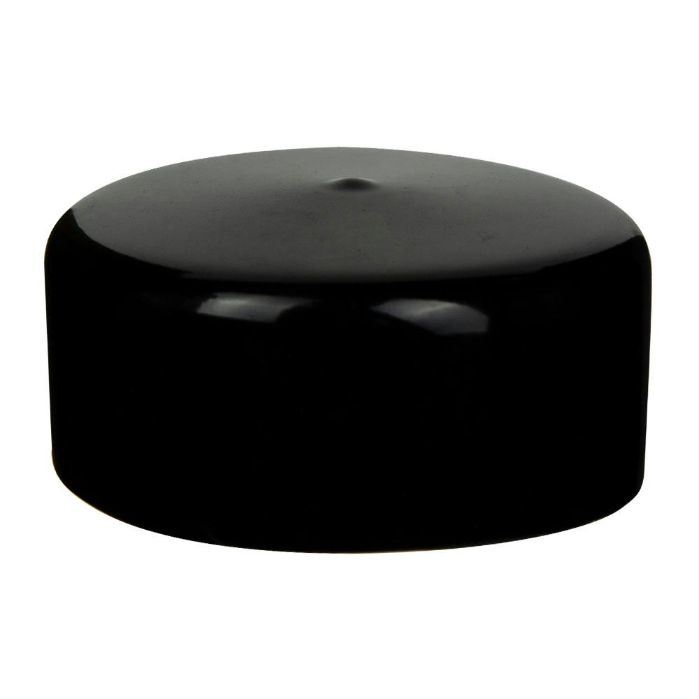 Black Vinyl Cap - 3-1/4" Cap ID x 1-1/8" Inside Length