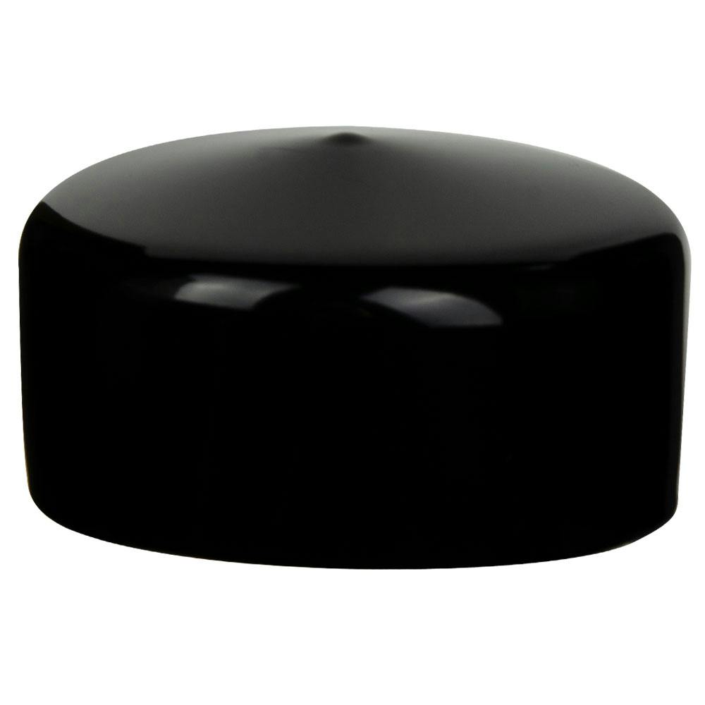Black Vinyl Cap - 3-1/2" Cap ID x 1-1/8" Inside Length