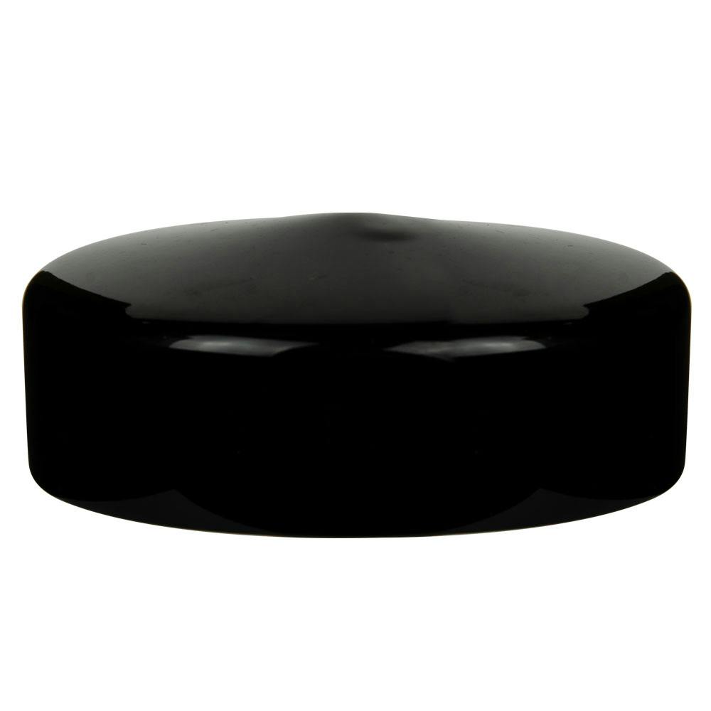Black Vinyl Cap - 4-1/4" Cap ID x 1-1/4" Inside Length