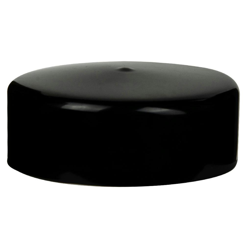 Black Vinyl Cap - 4-1/2" Cap ID x 1-1/4" Inside Length
