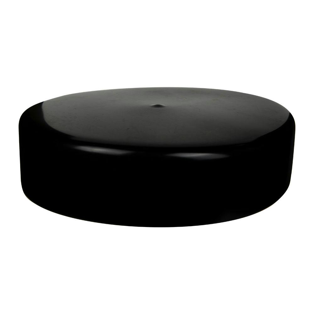 Black Vinyl Cap - 6" Cap ID x 1-1/2" Inside Length