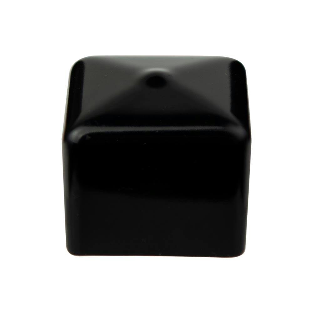 1.25" ID x 1" L Square Vinyl Cap