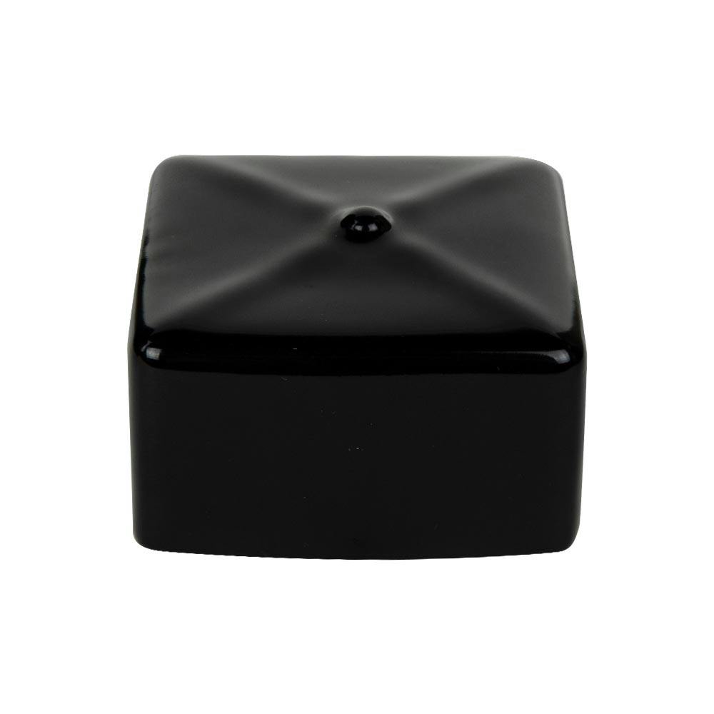 2" ID x 1" L Square Vinyl Cap