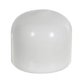 White Vinyl Cap - 5/8" Cap ID x 1/2" Inside Length