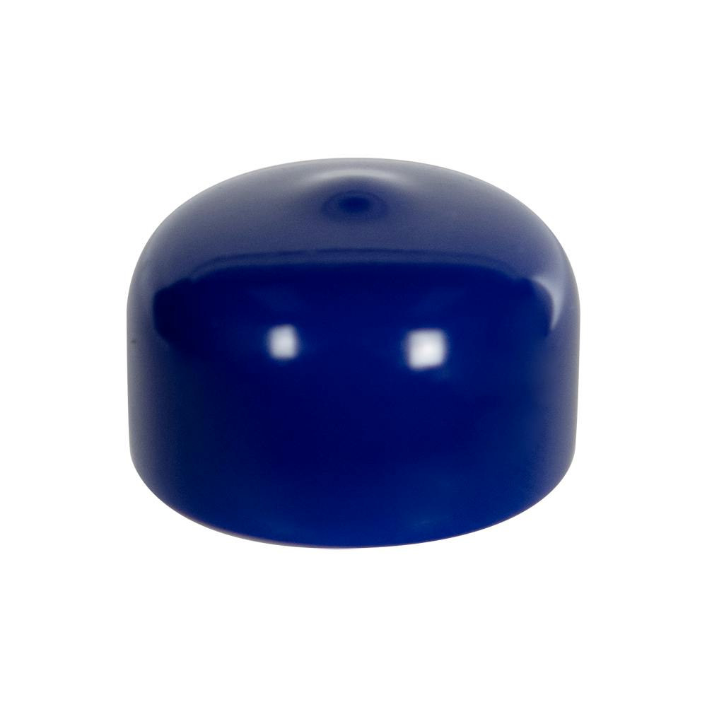 Blue Vinyl Cap - 7/8" Cap ID x 1/2" Inside Length
