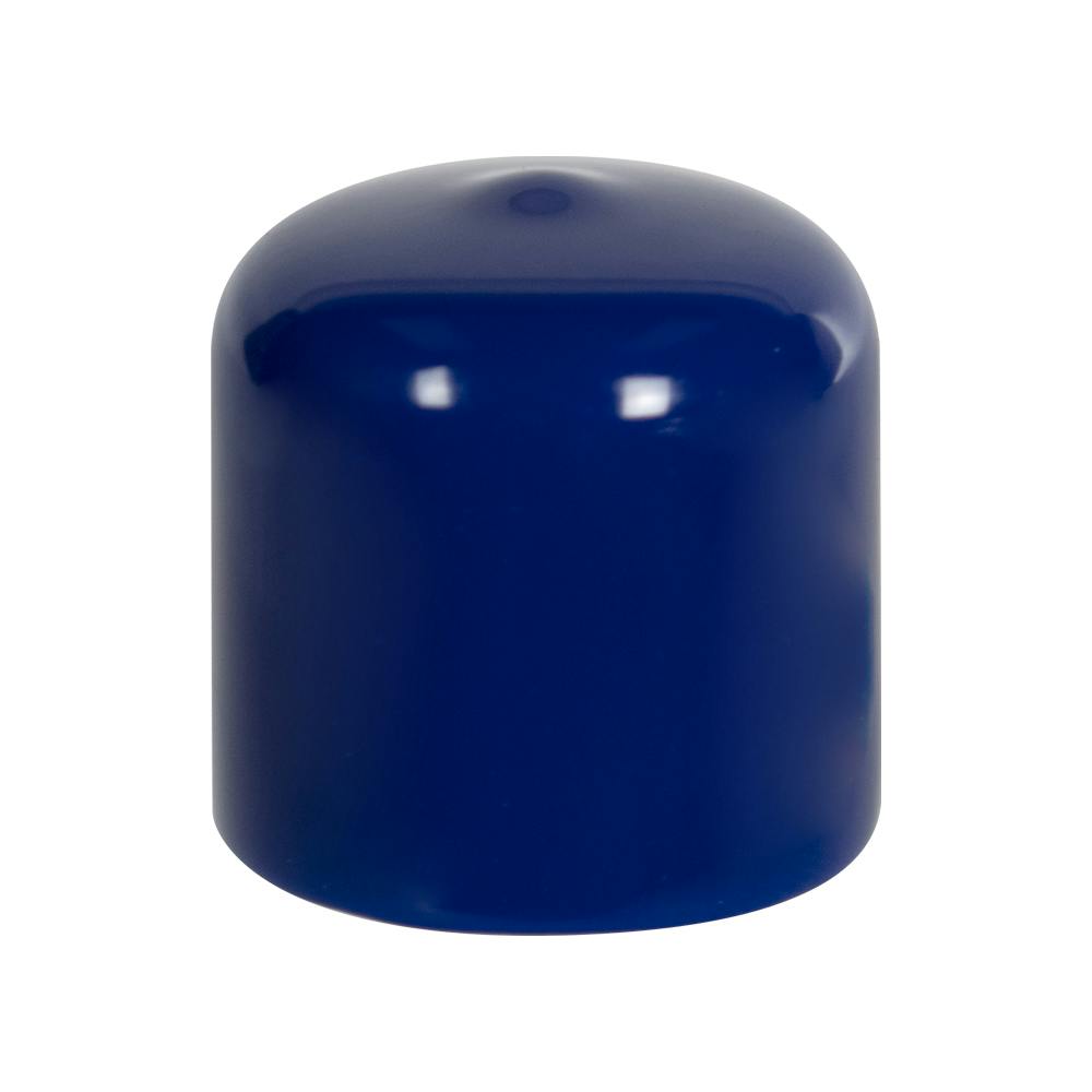 Blue Vinyl Cap - 1" Cap ID x 1" Inside Length