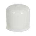 White Vinyl Cap - 1" Cap ID x 1" Inside Length