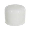 White Vinyl Cap - 1-1/4" Cap ID x 1" Inside Length