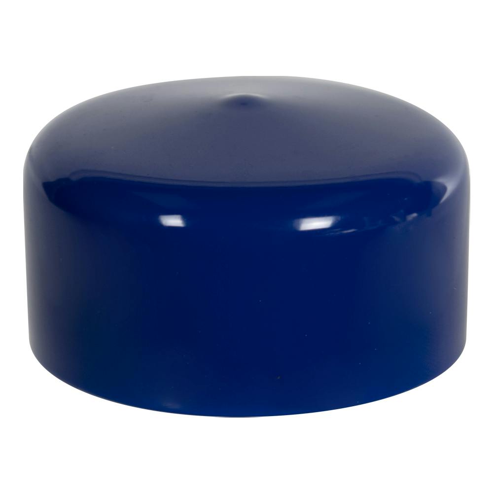 Blue Vinyl Cap - 2" Cap ID x 1" Inside Length