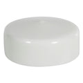 White Vinyl Cap - 3" Cap ID x 1" Inside Length
