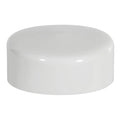 White Vinyl Cap - 3-1/2" Cap ID x 1-1/8" Inside Length
