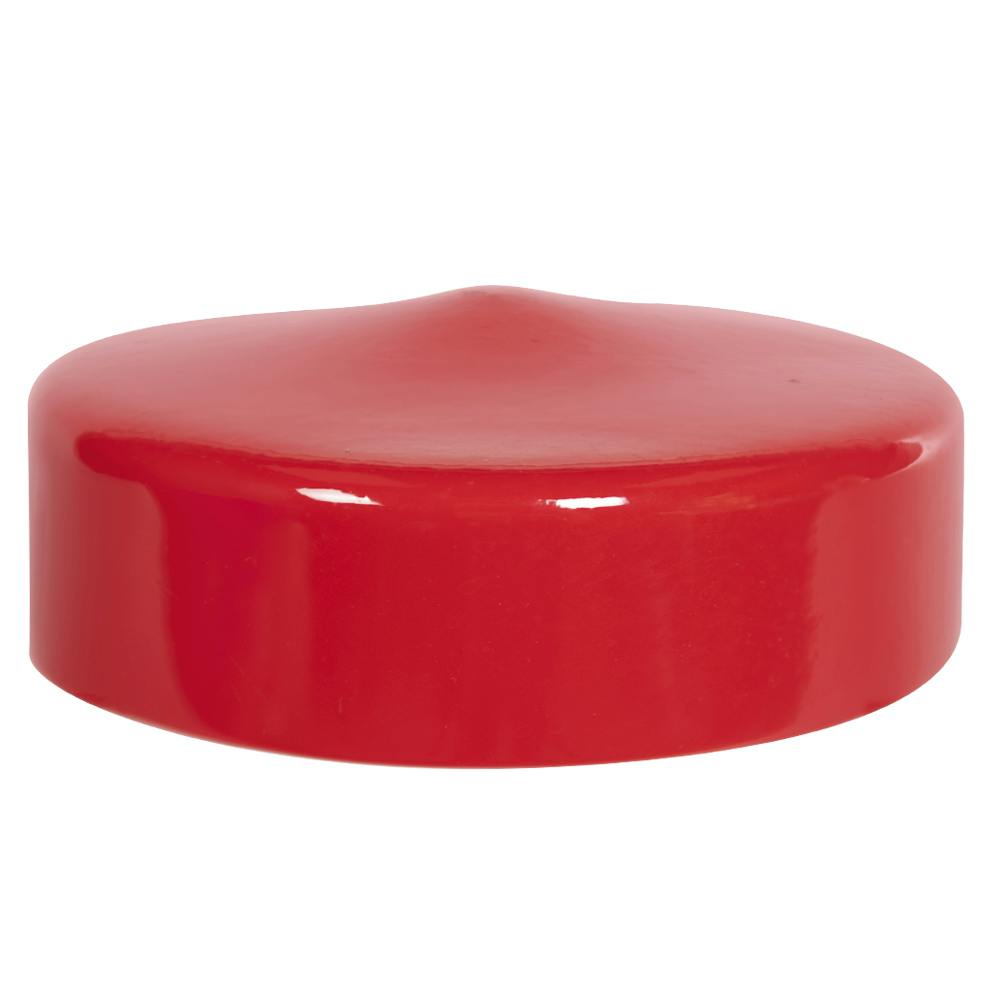 Red Vinyl Cap - 4-1/2" Cap ID x 1-1/4" Inside Length