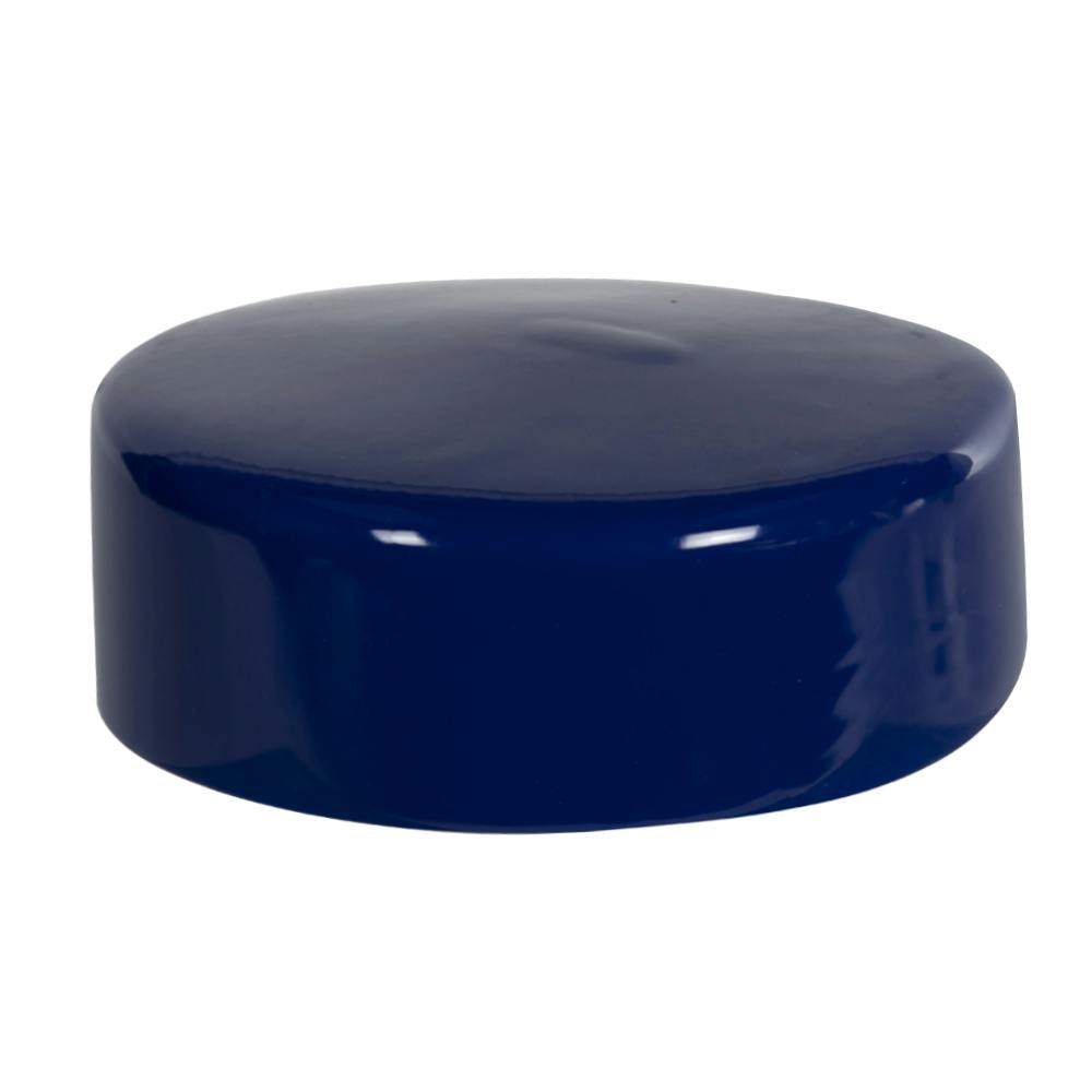 Blue Vinyl Cap - 4-1/2" Cap ID x 1-1/4" Inside Length
