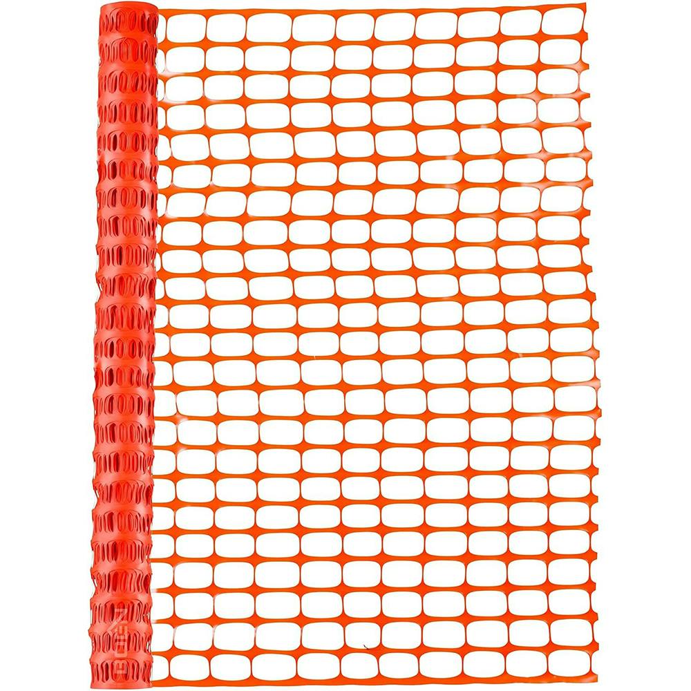 4' W x 100' L Orange Temporary Plastic Fencing