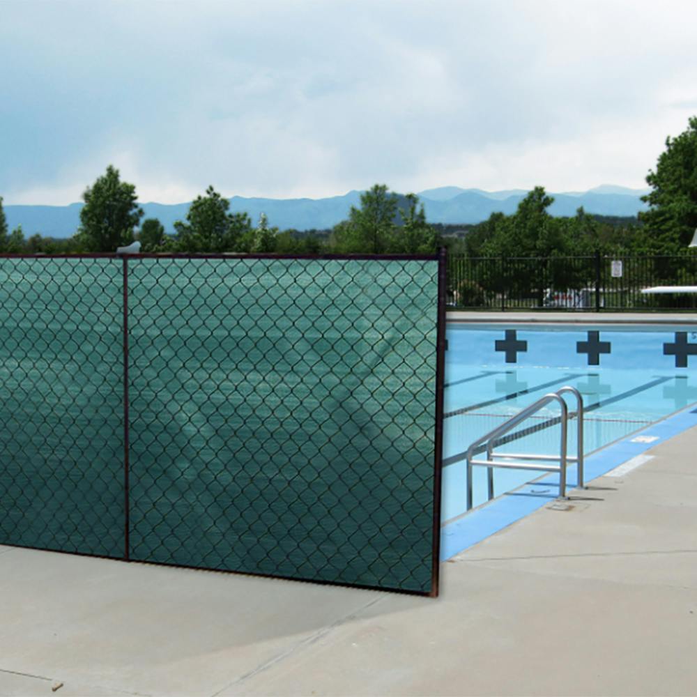 5' W x 50' L Green HDPE Privacy Netting