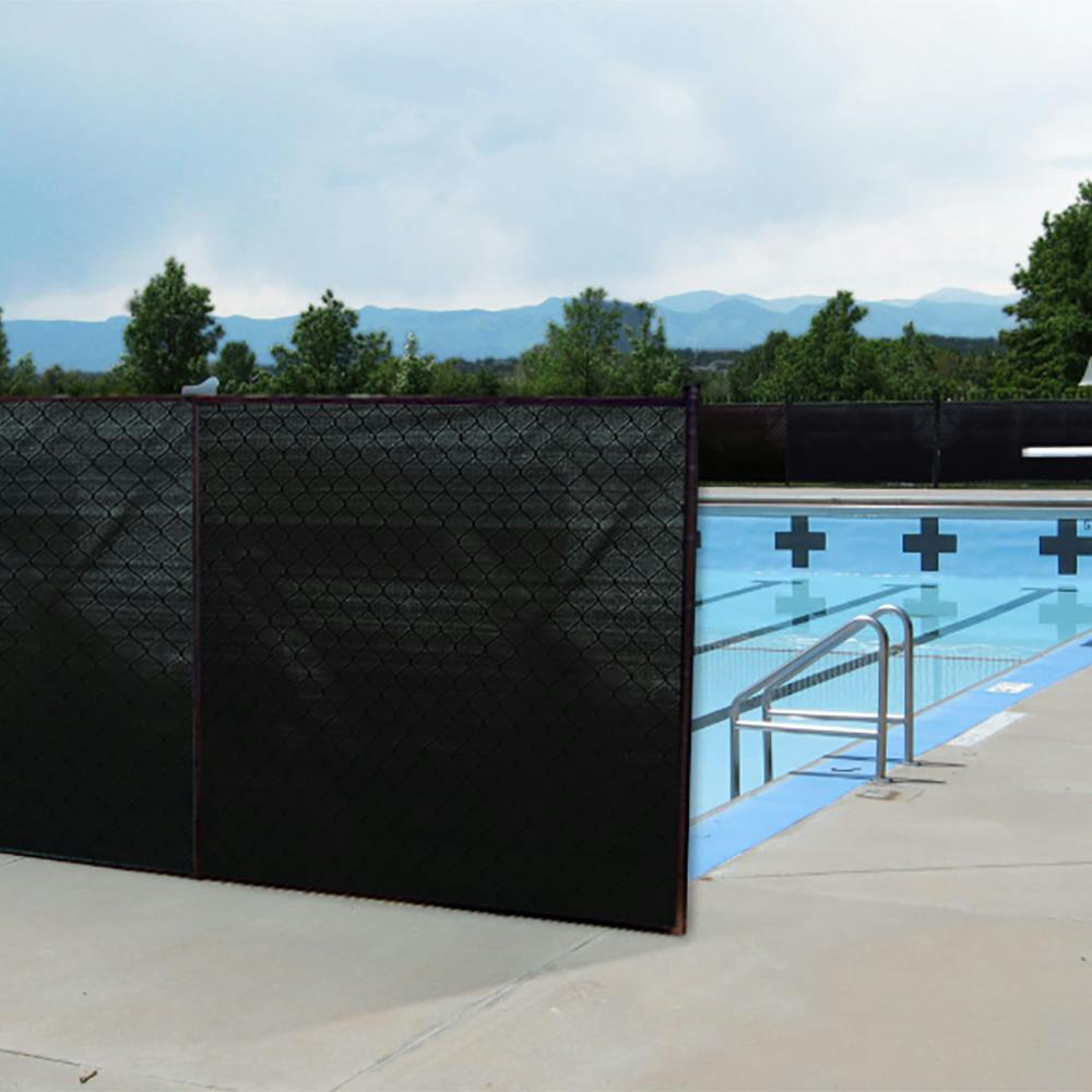 4' W x 50' L Black HDPE Privacy Netting