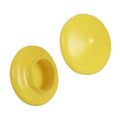 0.680" ID x 1.310" OD Yellow Vinyl Flange Cover