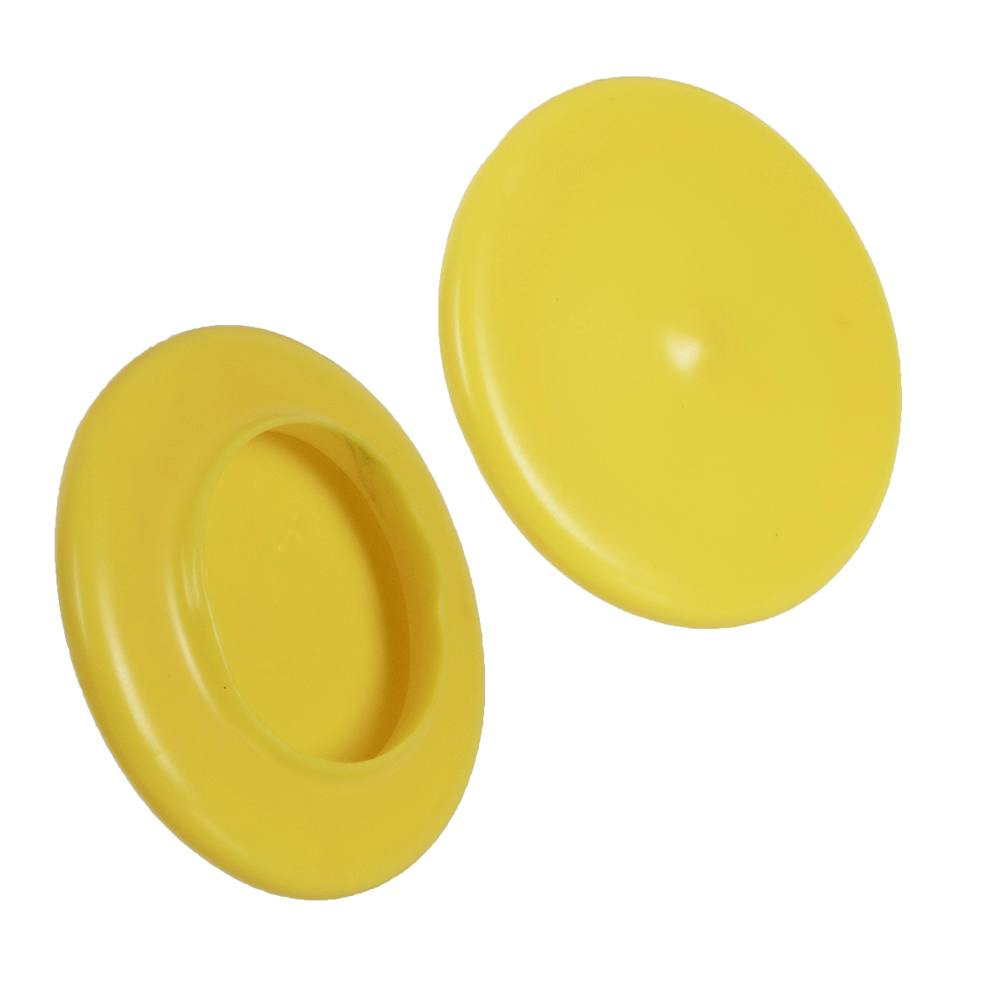 1.000" ID x 1.620" OD Yellow Vinyl Flange Cover