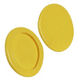 2.180" ID x 2.860" OD Yellow Vinyl Flange Cover