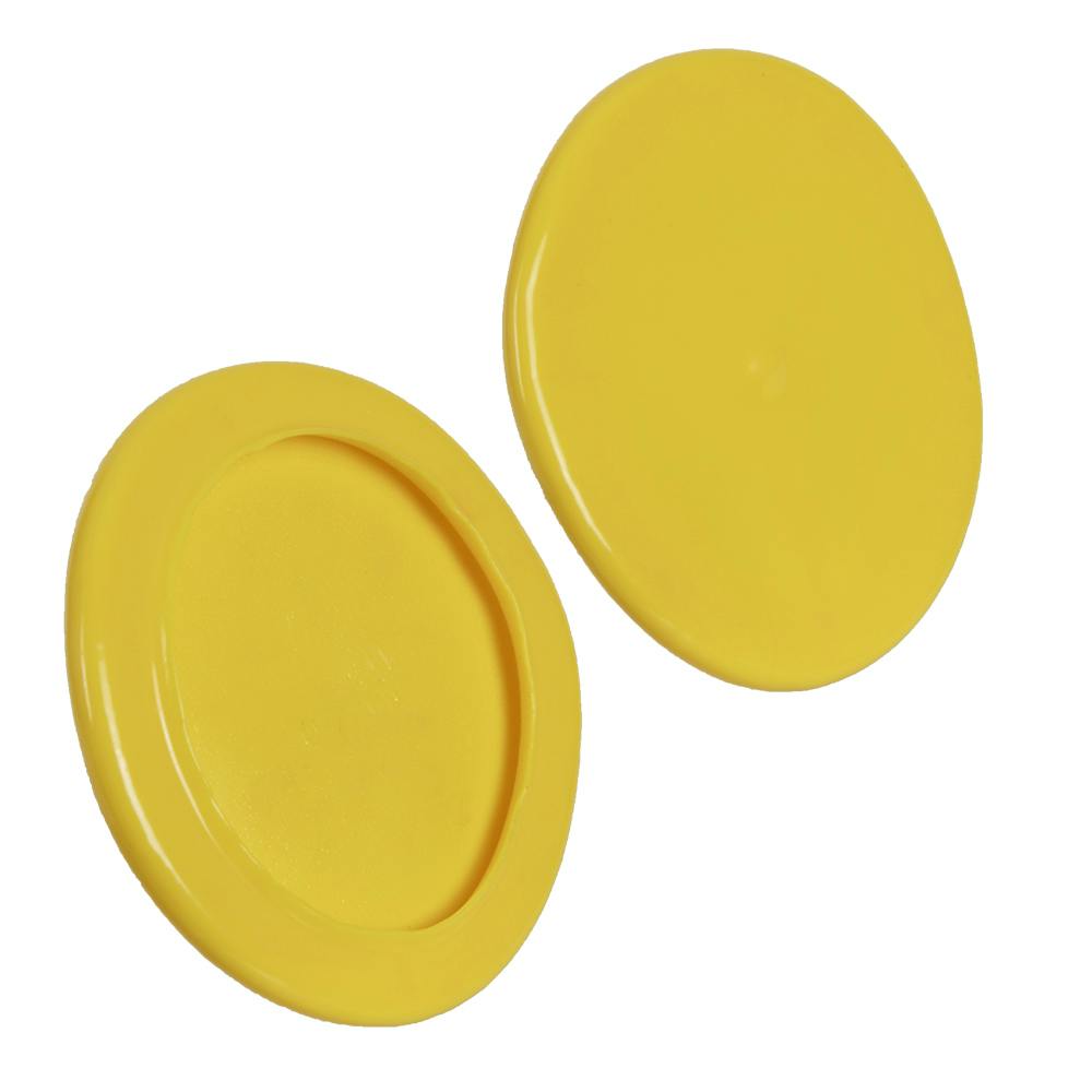 2.180" ID x 2.860" OD Yellow Vinyl Flange Cover