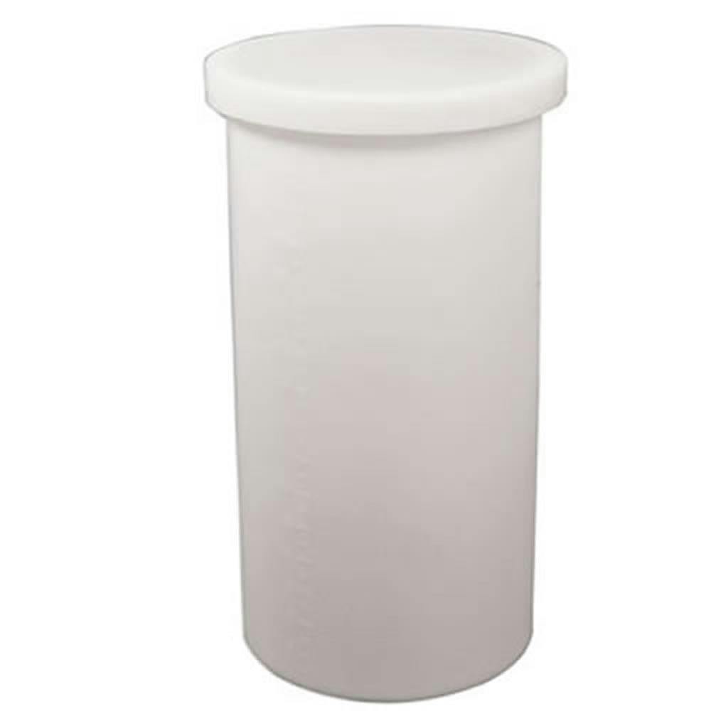 160 Gallon Natural LLDPE Cylindrical Tamco® Heavy-Wall Graduated Tank with External Flange - 30" Dia. x 56" Hgt. (Cover Sold Separately)