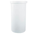 155 Gallon Natural LLDPE Cylindrical Tamco® Heavy-Wall Graduated Tank with External Flange - 36" Dia. x 36" Hgt. (Cover Sold Separately)