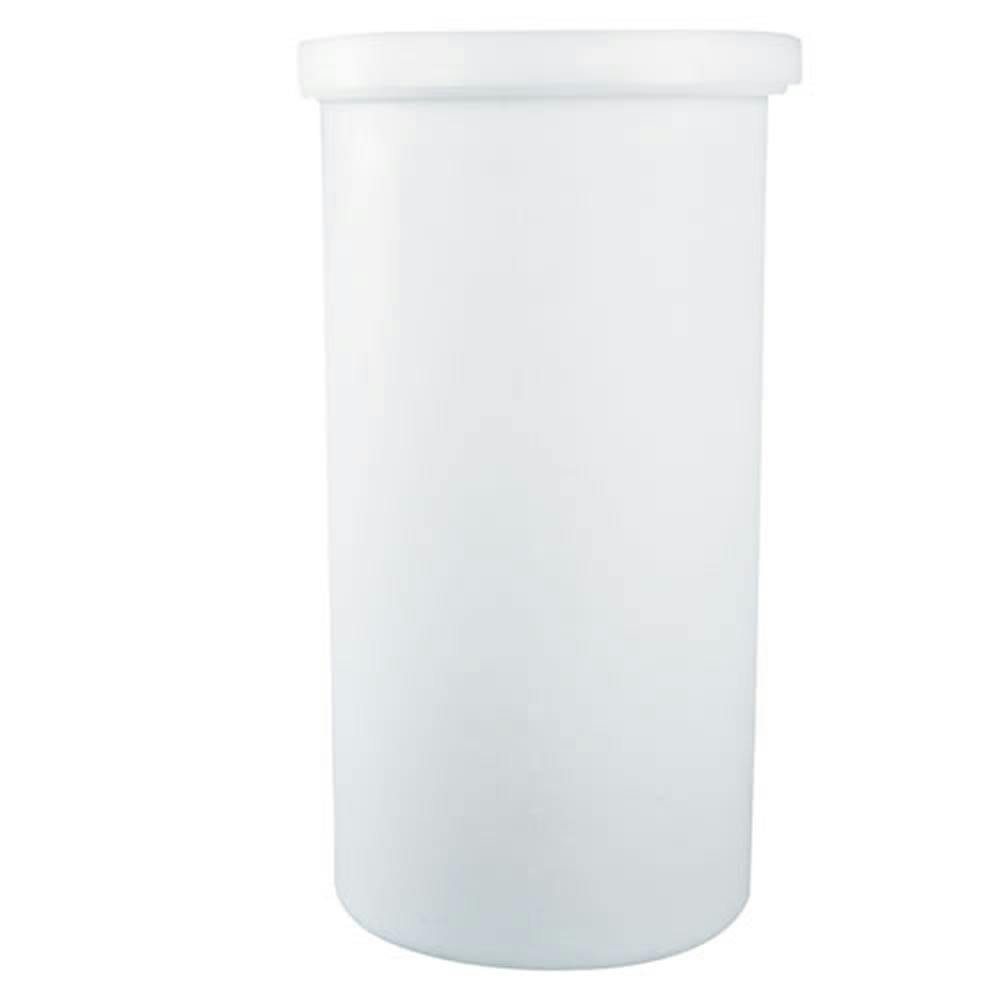 155 Gallon Natural LLDPE Cylindrical Tamco® Heavy-Wall Graduated Tank with External Flange - 36" Dia. x 36" Hgt. (Cover Sold Separately)