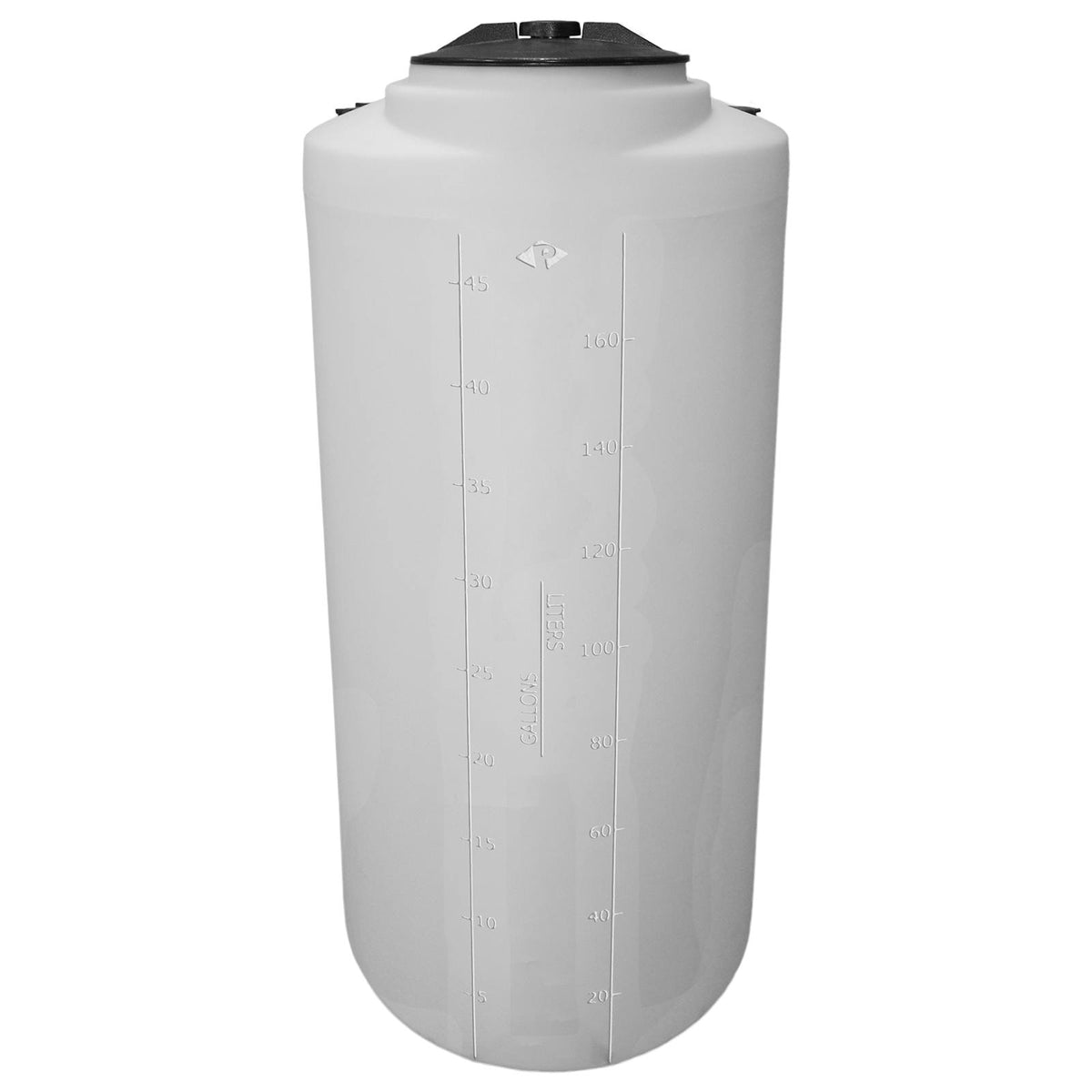 50 Gallon Natural MDLPE ProChem® Process Chemical Tank (1.9 Specific Gravity) with 8" Lid - 19-1/2" Dia. x 47-1/4" Hgt.