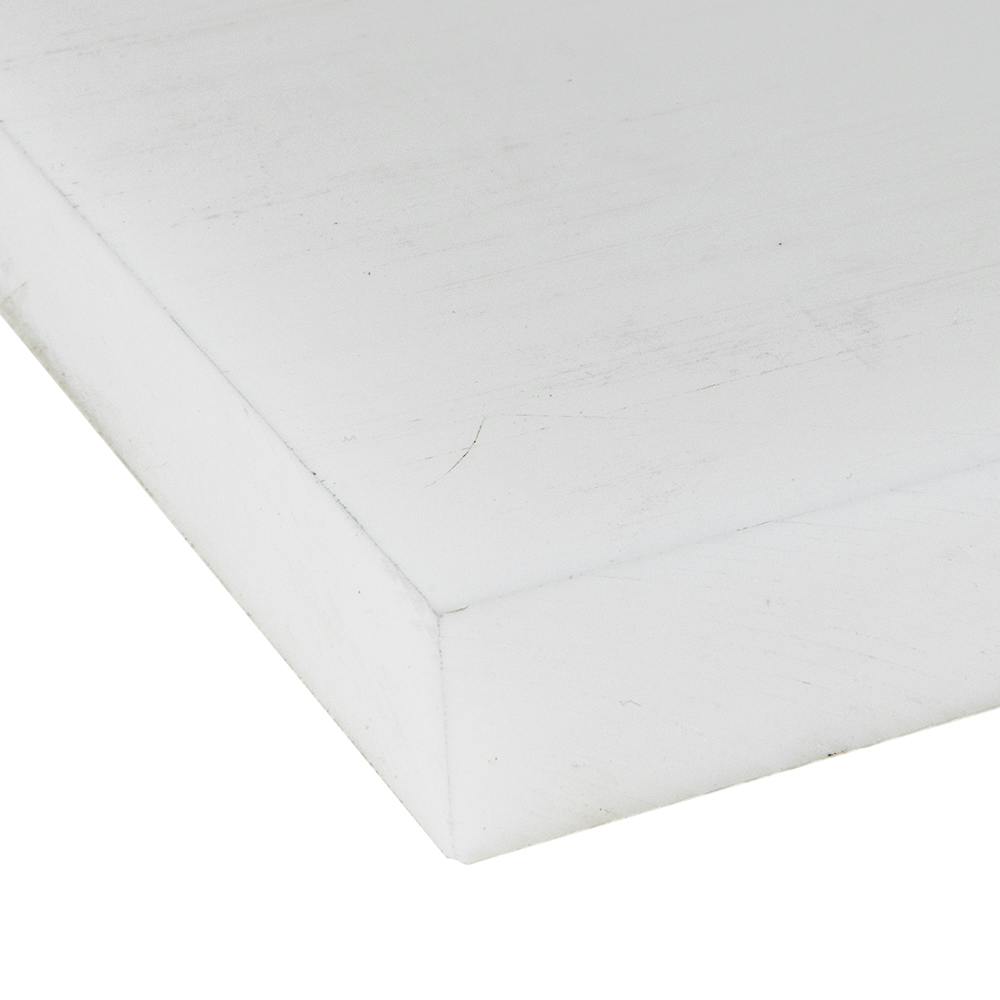 1/4" x 12" x 48" White Acetron® GP Acetal Sheet