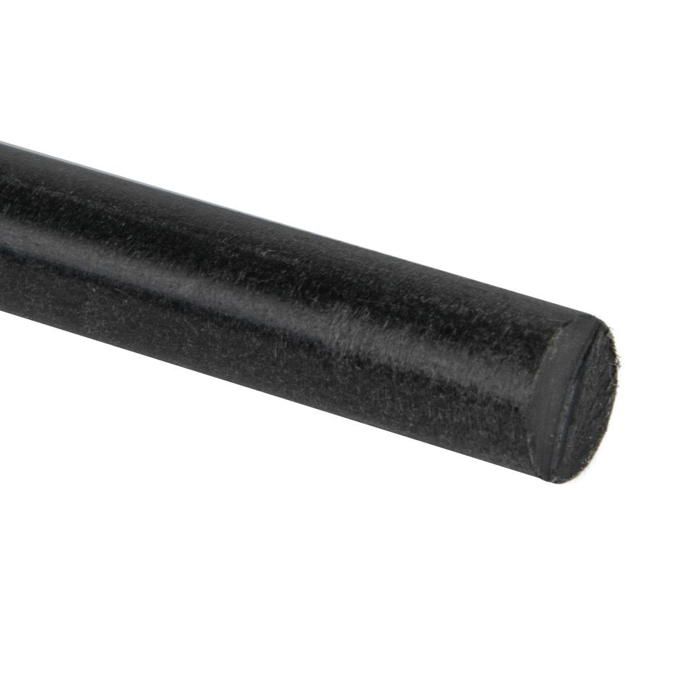 5/8" Black Acetron® GP Acetal Rod - 8' Length