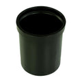 5 Gallon Black LLDPE Cylindrical Tamco® Heavy-Wall Graduated Tank with External Flange - 11" Dia. x 14" Hgt. (Cover Sold Separately)