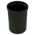 10 Gallon Black LLDPE Cylindrical Tamco® Heavy-Wall Graduated Tank with External Flange - 13" Dia. x 19" Hgt. (Cover Sold Separately)